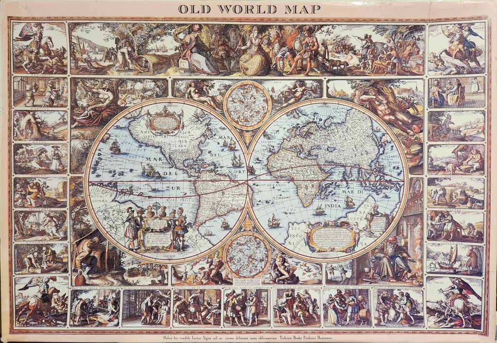 Old World Map - Europe